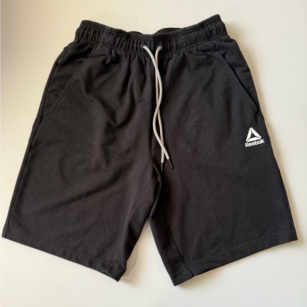 Reebok Men's Athletic Black Sweat Shorts Size Small